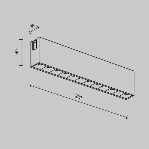 Трековый светильник Магнитная модульная трековая система FLARITY Points, LED 12W, 4000K, Черный (Maytoni Technical, TR150-1-12W4K-M-B) - Amppa.ru