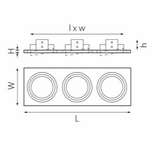 Комплект из светильника и рамки Intero 111 Intero 111 Lightstar i836070607