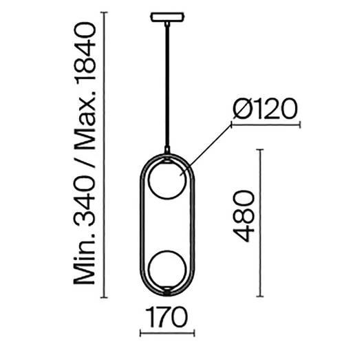 Подвесной светильник Modern Ring, 2xG9 Латунь, Белый (Maytoni, MOD013PL-02BS1) - Amppa.ru