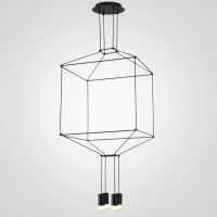 Подвесной светильник Via Wireflow polyhedral 0311 Pendan Light (ImperiumLoft, 84527-22)