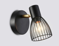 Настенно-потолочный спот в стиле лофт BK/GD черный/золото E14 max 60W 160*100*145 (Ambrella Light, TR8659)