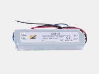 Блок питания для светодиодных лент IP 67 пластик 60 W, 24V, LV-60-24 (00000000357, SWG)