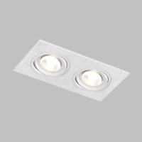 DK3022-WH Встраиваемый светильник, IP 20, 10 Вт, GU5.3, LED, белый, пластик