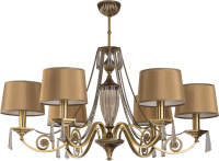Подвесная люстра Monza, 6xE14, Бронза (Kutek, MON-ZW-6(P/A))
